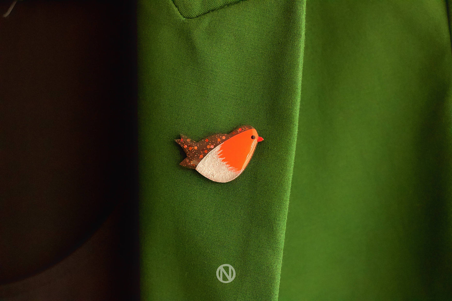 Broche Robin Pin - Fabriquée à la main