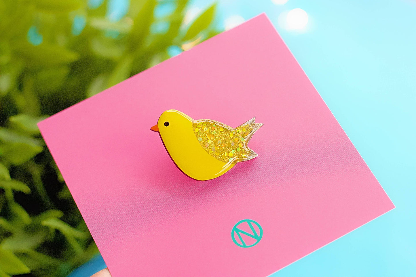 Broche Élégante Canarie | Broche Canarie | La Ptite Boutique