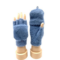 Mitaines moufles duveteuses – 2 en 1