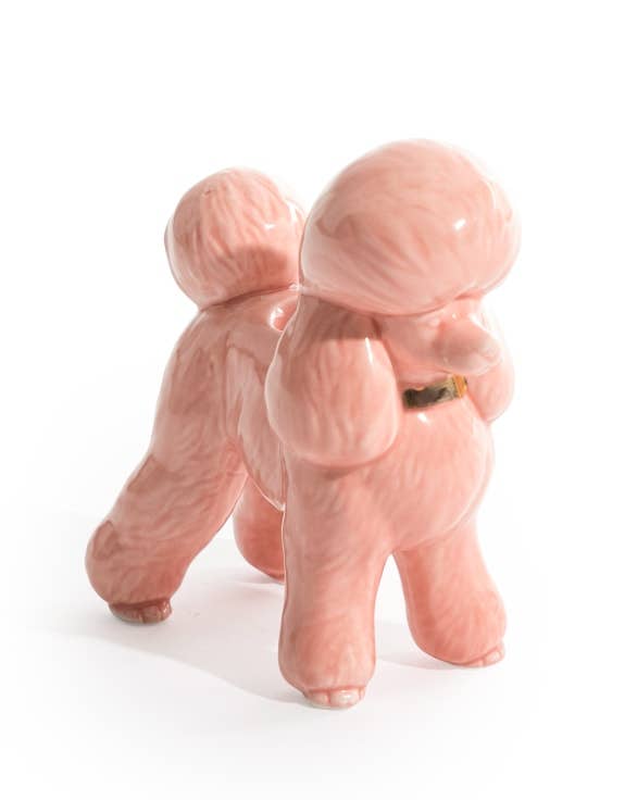 Bougeoir en céramique Pink Poodle