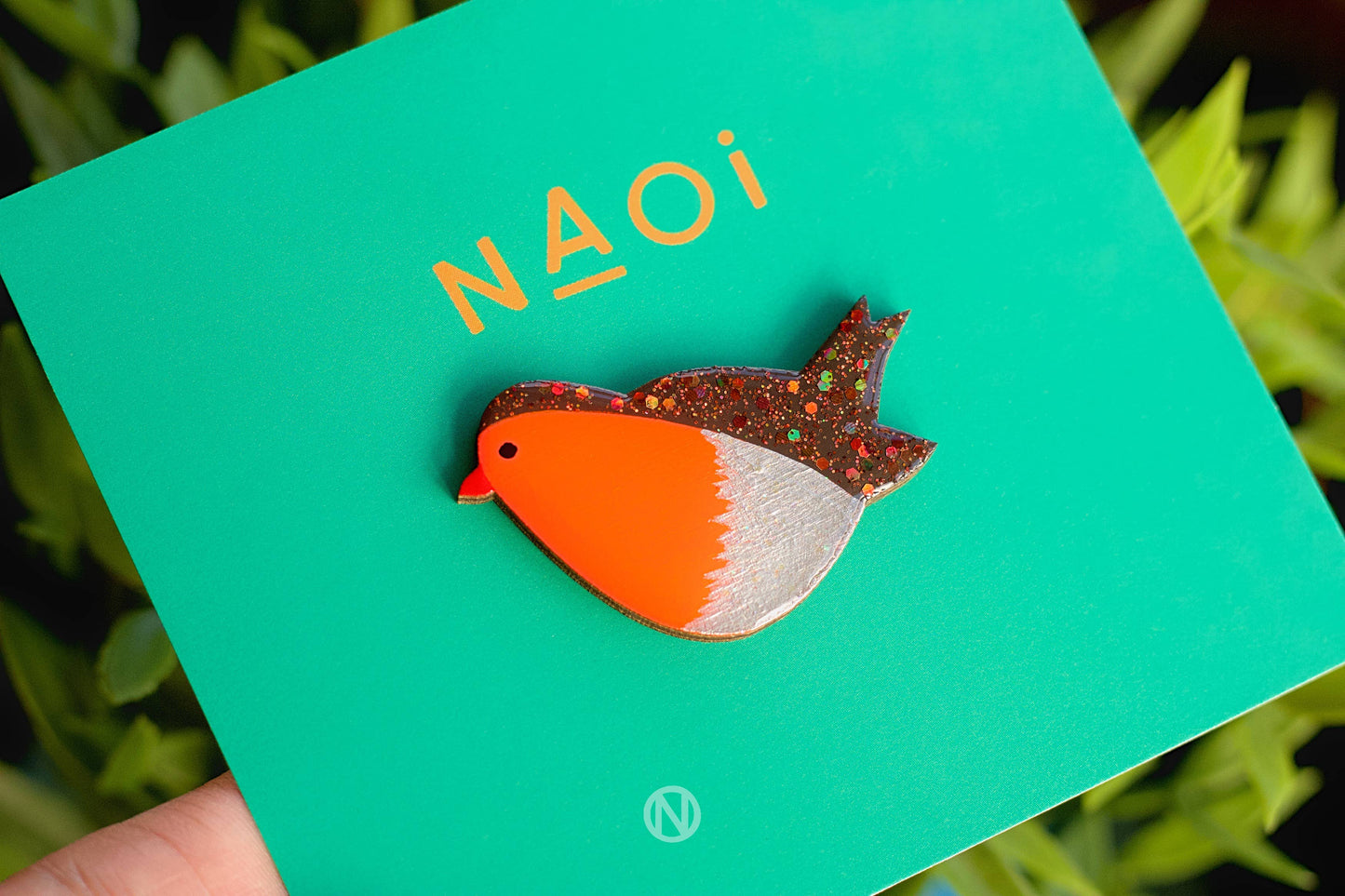 Broche Robin Pin - Fabriquée à la main