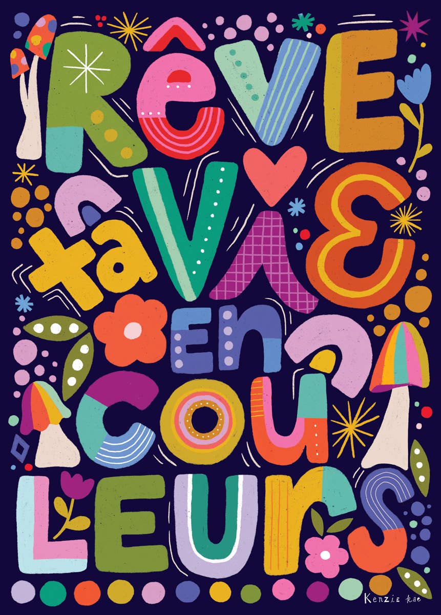 Puzzle 500 pièces - Les couleurs