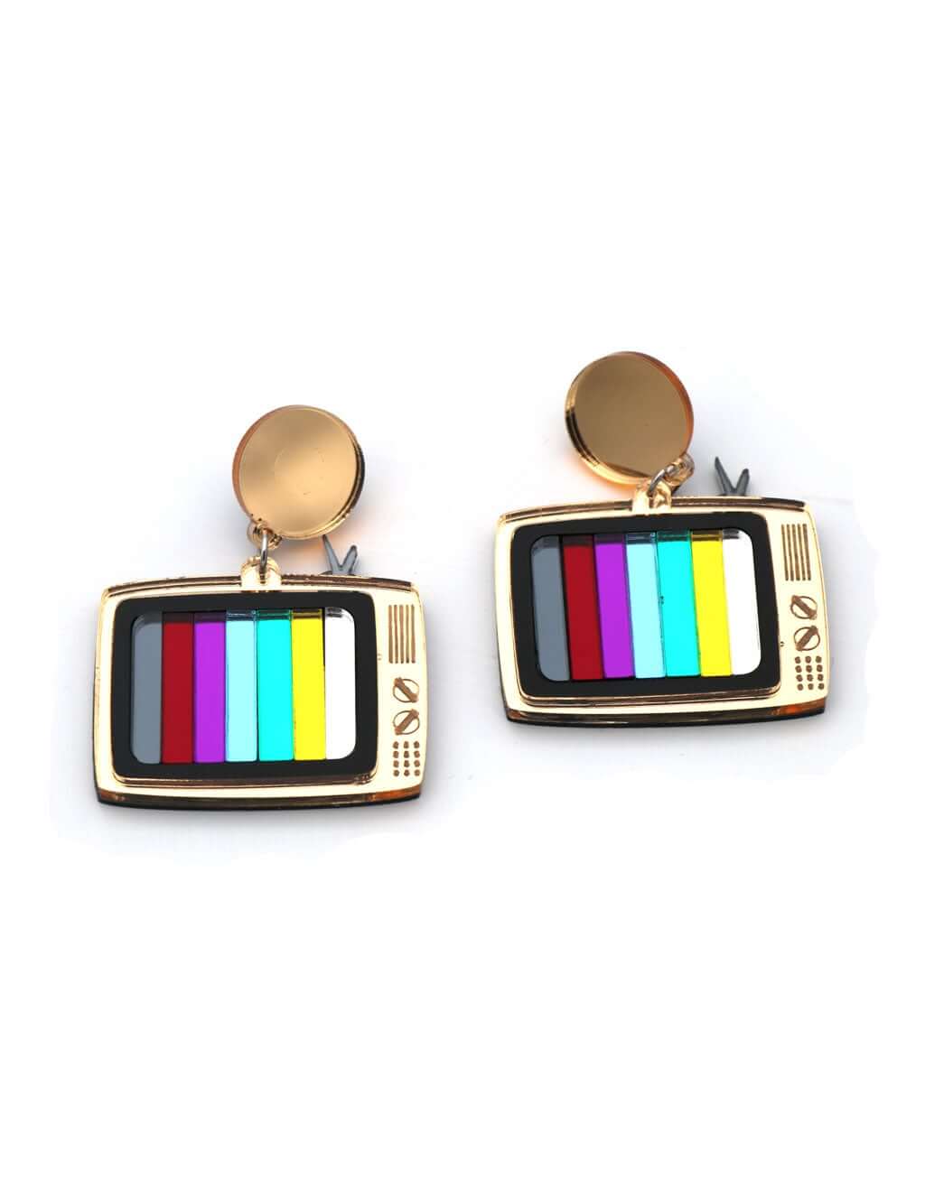 Boucles d'oreilles Télévision