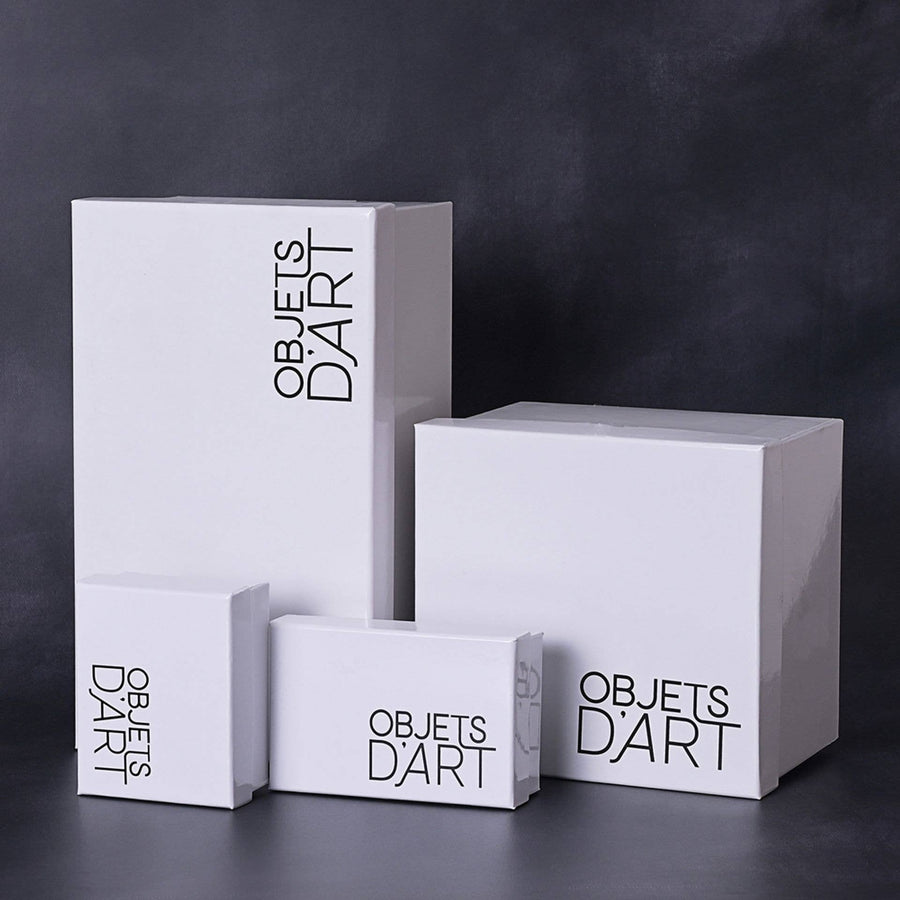 Figurine en verre Objets d'art - Gelée rose