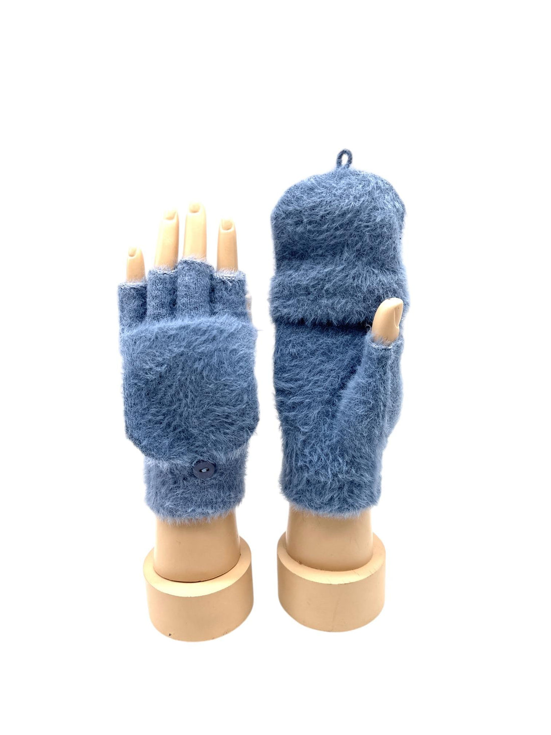 Mitaines moufles duveteuses – 2 en 1