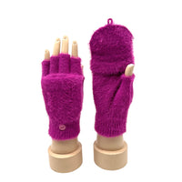 Mitaines moufles duveteuses – 2 en 1