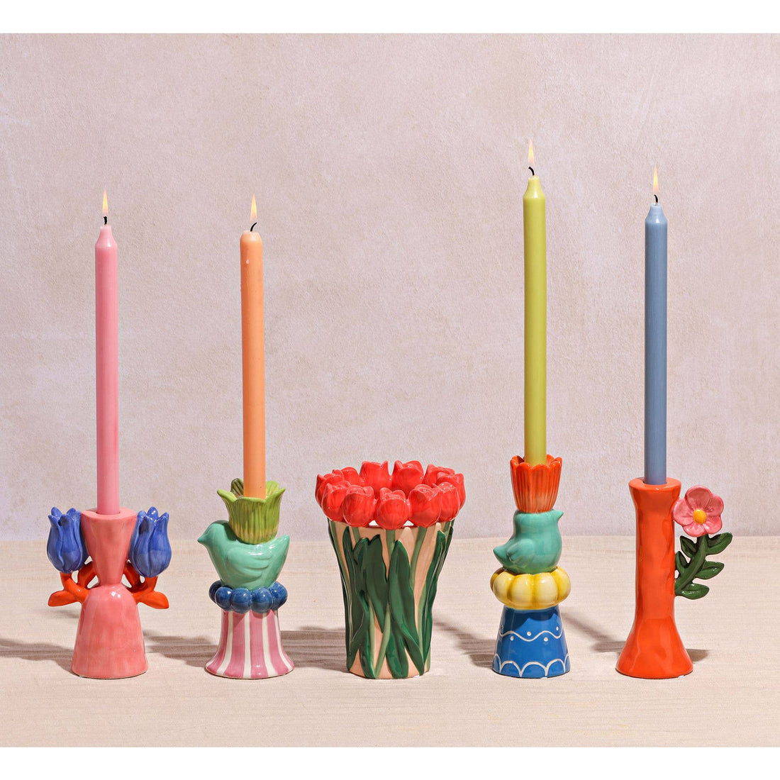 Porte-bougie Fleur d&