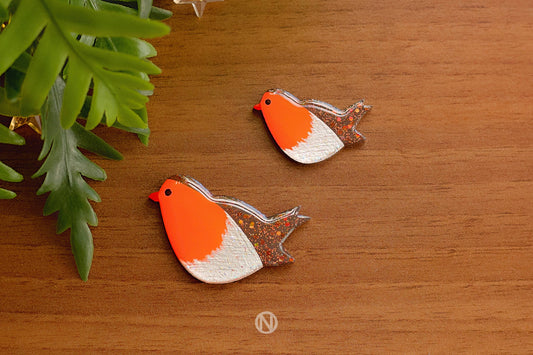 Broche Robin Pin - Fabriquée à la main